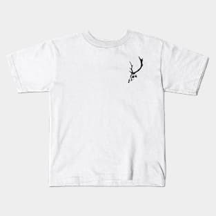 Deer Antlers and skull Kids T-Shirt